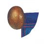 Option boules en bois pour oriflamme
