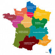 Oriflamme de région administrative DOM TOM