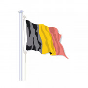 Pavillon de pays de l'Union Européenne Belgique