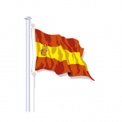 Pavillon de pays de l'Union Européenne Espagne