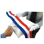 Ruban tricolore rouleau de 10 ou 25 m
