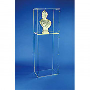 Vitrine colonne pour buste de Marianne républicaine Doriot
