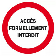 Panneau Accès Formellement Interdit – Sécurité Zone Restreinte – ISO 7010