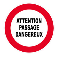 Panneau Attention Passage Dangereux – Signalétique de Sécurité – Résistant et Conforme aux Normes IS Panneau Attention Passage Dangereux – Signalétique de Sécurité – Résistant et Conforme aux Normes IS
