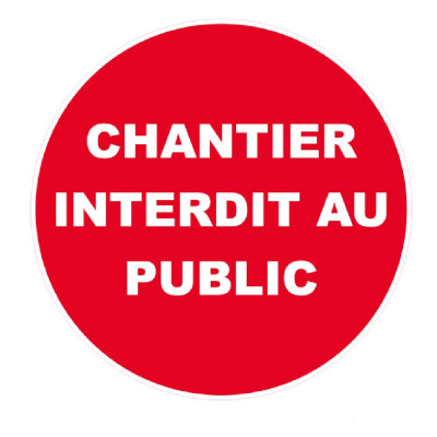 Panneau Attention Passage Dangereux – Signalisation Sécurité – Plastique Rigide Anti-UV
