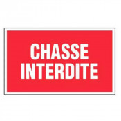 Panneau Chasse Interdite – Signalétique Propriété Privée – Résistant et Conforme aux Normes