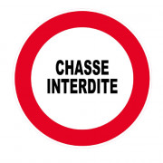 Panneau Chasse Interdite – Signalisation Propriété Privée – Plastique Rigide Anti-UV