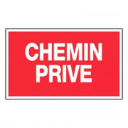 Panneau Chemin Privé – Signalétique Interdiction – Résistant et Conforme aux Normes