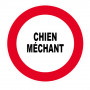 Panneau Chien Méchant – Signalisation Sécurité – Plastique Rigide Anti-UV