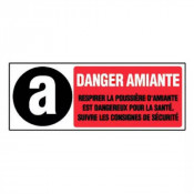 Panneau Danger Amiante – Signalisation Sécurité Santé – Résistant Intérieur Extérieur