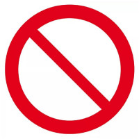 Panneau de Signalisation Interdiction – Sécurité et Prévention – Panneau Rigide Conforme ISO 7010 Panneau de Signalisation Interdiction – Sécurité et Prévention – Panneau Rigide Conforme ISO 7010