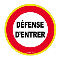 Panneau Défense d’Entrer – Haute Visibilité – Signalisation ISO 7010 Panneau Défense d’Entrer – Haute Visibilité – Signalisation ISO 7010