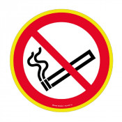Panneau Défense de Fumer – Haute Visibilité – Signalisation ISO 7010