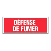 Panneau Défense de Fumer – Signalétique Interdiction – Résistant et Conforme aux Normes Panneau Défense de Fumer – Signalétique Interdiction – Résistant et Conforme aux Normes