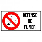 Panneau Défense de Fumer – Signalisation Interdiction Sécurité – Grand Format Résistant