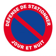 Panneau Défense de Stationner Jour et Nuit – Signalétique Routière – Résistant et Conforme aux Norme