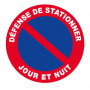 Panneau Défense de Stationner Jour et Nuit – Signalétique Routière – Résistant et Conforme aux Norme