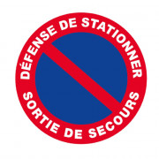Autocollant d'interdiction d'accès Réservé au personnel F-SI6050-67
