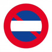 Panneau Défense de Stationner + Zone Neutre – Signalétique Routière – Résistant et Conforme aux Norm