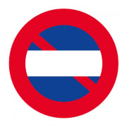 Panneau Défense de Stationner + Zone Neutre – Signalétique Routière – Résistant et Conforme aux Norm