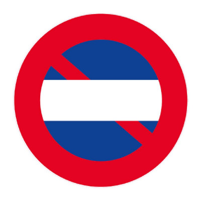 Panneau Défense de Stationner + Zone Neutre – Signalétique Routière – Résistant et Conforme aux Norm