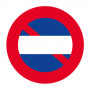 Panneau Défense de Stationner + Zone Neutre – Signalétique Routière – Résistant et Conforme aux Norm