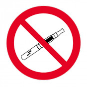 Panneau Défense de Vapoter – Signalisation Interdiction – Plastique ou Adhésif Anti-UV