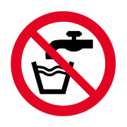 Panneau Eau Non Potable – Haute Visibilité – Signalisation ISO 7010