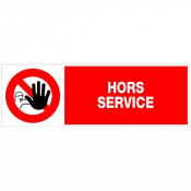 Panneau Hors Service – Signalisation Sécurité Maintenance – Résistant Intérieur Extérieur