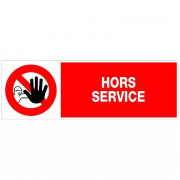 Panneau Hors Service – Signalisation Sécurité Maintenance – Résistant Intérieur Extérieur
