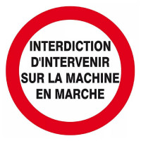 Panneau Interdiction Machine en Marche – Sécurité Travail – Conforme ISO 7010 Panneau Interdiction Machine en Marche – Sécurité Travail – Conforme ISO 7010