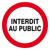Panneau Interdit au Public – Sécurité Chantier – Conforme Norme ISO 7010 Panneau Interdit au Public – Sécurité Chantier – Conforme Norme ISO 7010