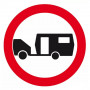 Panneau Interdit aux Caravanes – Signalisation Routière – Résistant et Conforme