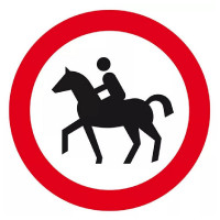 Panneau Interdit aux Cavaliers – Signalisation Sécurité – Conforme ISO 7010 Panneau Interdit aux Cavaliers – Signalisation Sécurité – Conforme ISO 7010