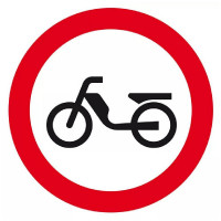 Panneau Interdit aux Cyclomoteurs – Signalisation Sécurité – Conforme ISO 7010 Panneau Interdit aux Cyclomoteurs – Signalisation Sécurité – Conforme ISO 7010