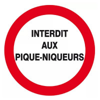 Panneau Interdit aux Pique-Niqueurs – Signalisation Sécurité – Conforme ISO 7010 Panneau Interdit aux Pique-Niqueurs – Signalisation Sécurité – Conforme ISO 7010