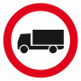 Panneau Interdit aux Poids Lourds – Sécurité Routière – Conforme ISO 7010