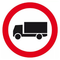Panneau Interdit aux Poids Lourds – Sécurité Routière – Conforme ISO 7010 Panneau Interdit aux Poids Lourds – Sécurité Routière – Conforme ISO 7010