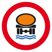 Panneau Interdit aux Produits Polluants – Sécurité Environnement – Conforme ISO 7010