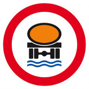 Panneau Interdit aux Produits Polluants – Sécurité Environnement – Conforme ISO 7010