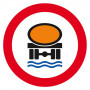 Panneau Interdit aux Produits Polluants – Sécurité Environnement – Conforme ISO 7010