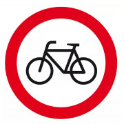 Panneau Interdit aux Vélos – Signalisation Sécurité Routière – Résistant Extérieur