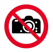 Panneau Interdit de Photographier – Signalisation Sécurité ISO 7010