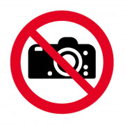 Panneau Interdit de Photographier – Signalisation Sécurité ISO 7010