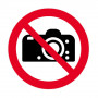 Panneau Interdit de Photographier – Signalisation Sécurité ISO 7010