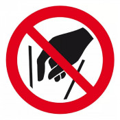Panneau Ne Pas Mettre les Mains – Sécurité Machines – Conforme ISO 7010