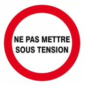 Panneau Ne Pas Mettre Sous Tension – Sécurité Électrique – ISO 7010