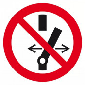 Panneau Ne Pas Modifier l’Interrupteur – Sécurité Électrique – ISO 7010