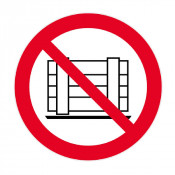 Panneau Ne Pas Obstruer – Signalisation Sécurité ISO 7010