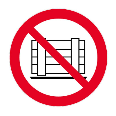 Panneau Ne Pas Obstruer – Signalisation Sécurité ISO 7010